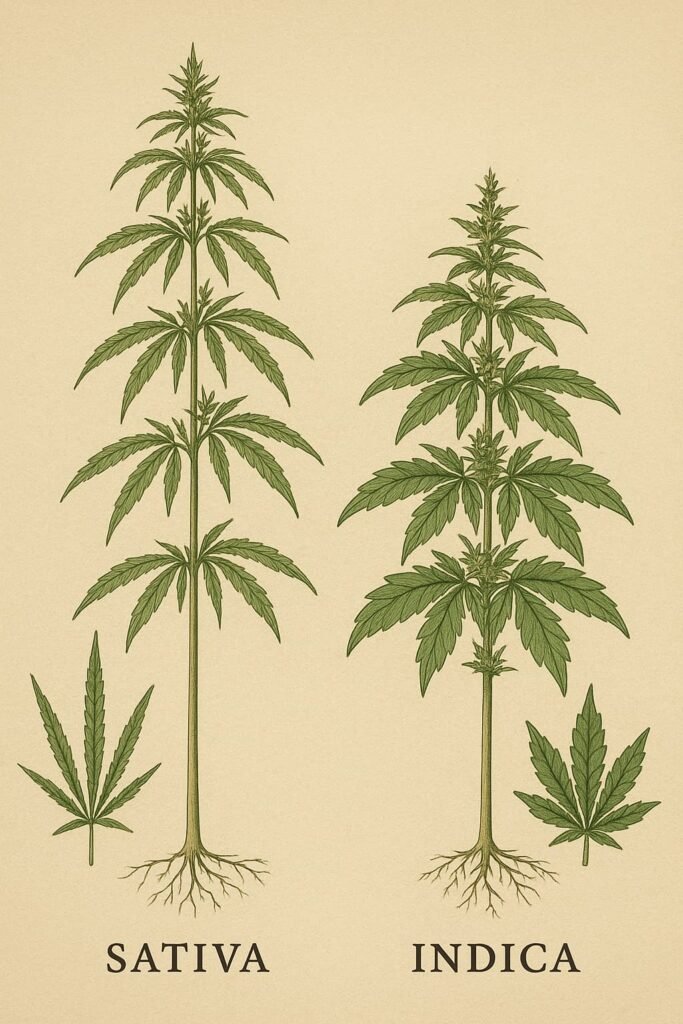 cannabis Sativa vs Indica
