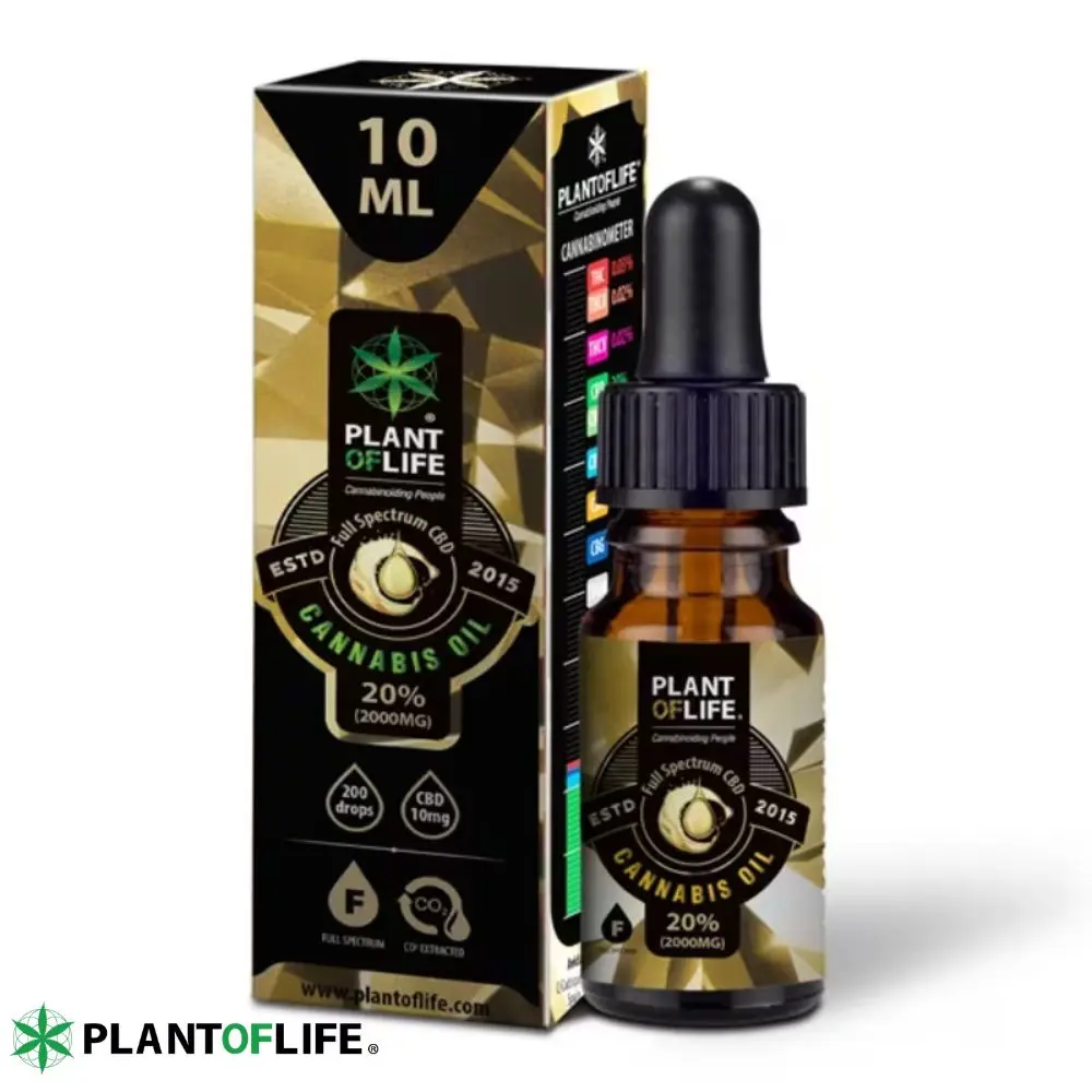 aceite cbd 20% full spectrum - plant of life