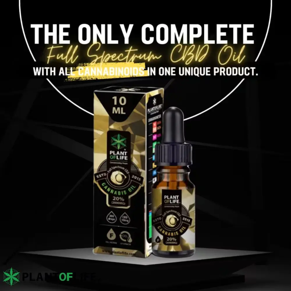Huile cbd 20% full spectrum - plant of life